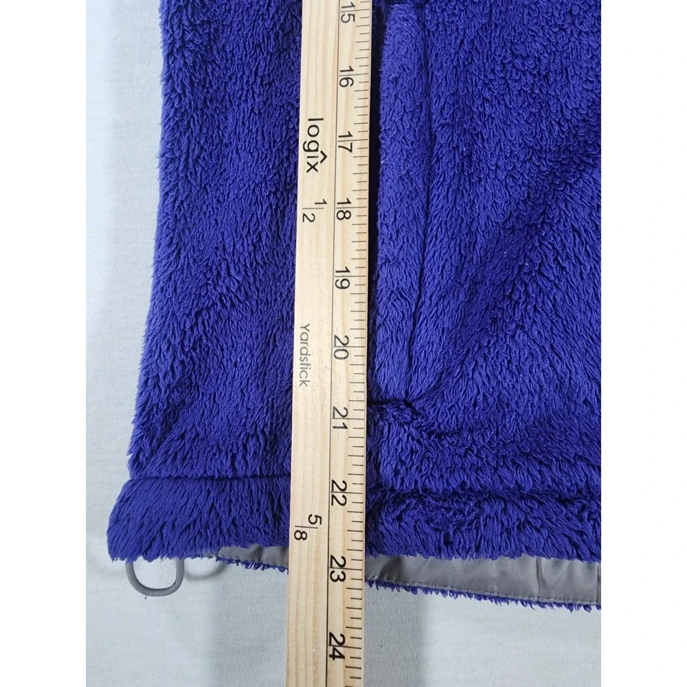 The North Face Osito Y2K Fleece Jacket Womens Small Purple Full Zip Soft Fuzzy